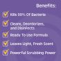 Disinfectant Deodorizer & Cleaner Wipes - Lavender
